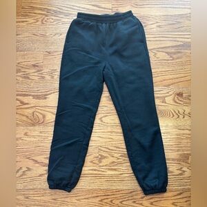 SHEIN Black Elastic Waist Sweatpants